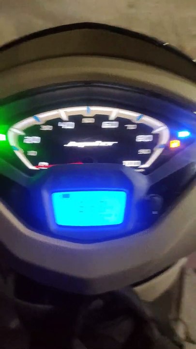TVS Jupiter ZX bs6 digital meter low fuel refilling  LAST TRIP TRACKING BEFORE EMPTY_1080p