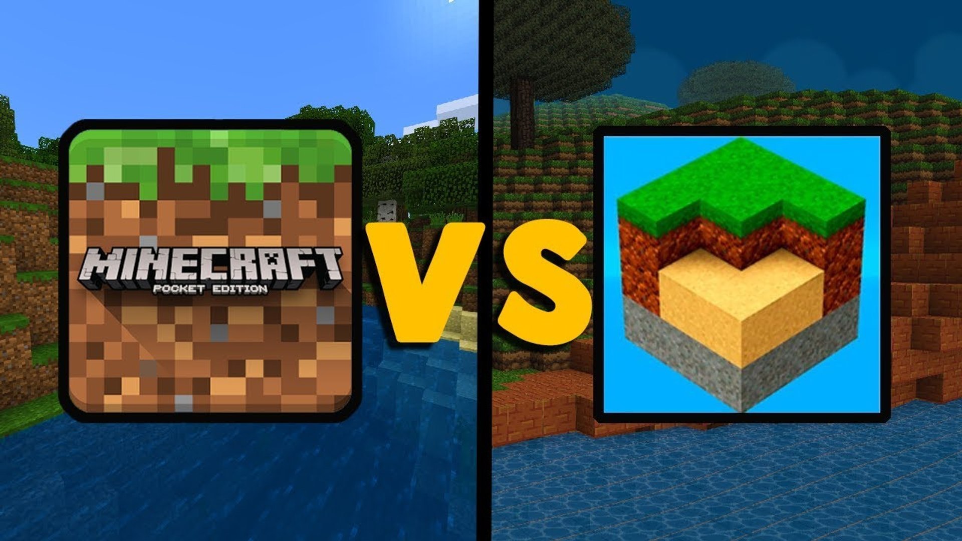 MINECRAFT POCKET EDITION VS MINECRAT LITE  MCPE ПРОТИВ MINECRAFT LITE 