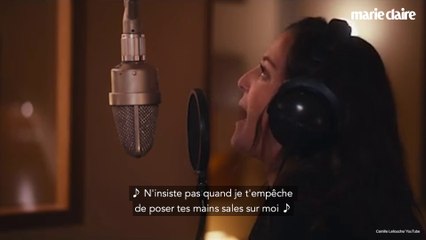 Camille Lellouche, déchirante, chante contre les violences conjugales