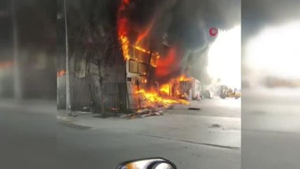 Son dakika! Hırdavat deposunda korkutan yangın