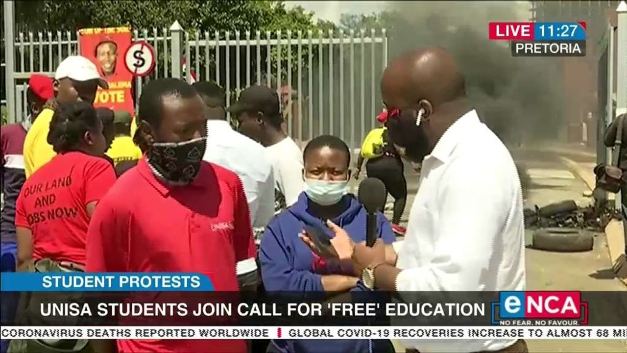 Unisa students join call for free education