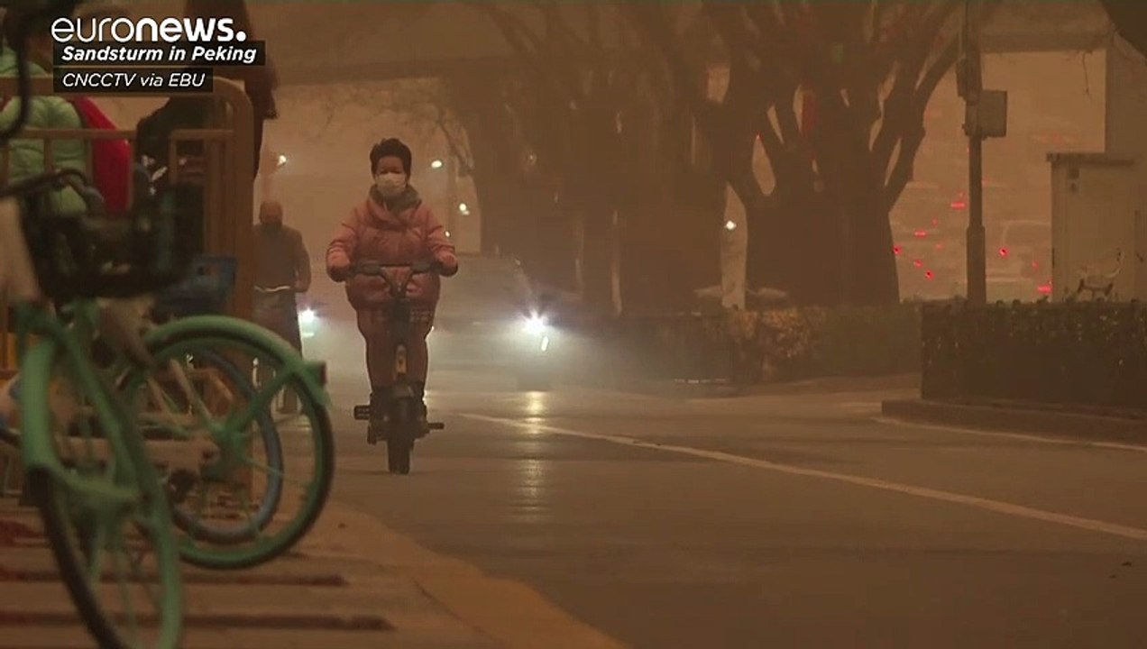 Smog-Alarm in Peking durch schlimmsten Sandsturm seit 10 Jahren