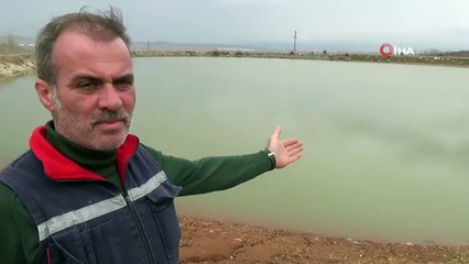 Göletteki Artan Doluluk Oranı Bölgedeki Yüzlerce Üreticiyi Sevince Boğdu