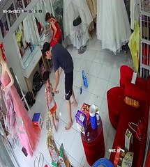 Dad Dropped to the Floor by Low Blow