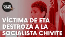 Víctima de ETA destroza a la presidenta socialista de Navarra, María Chivite: “Corazón anestesiado”
