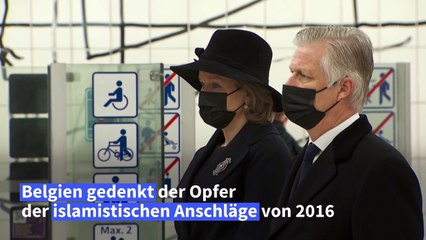 Belgien erinnert an Anschläge von 2016