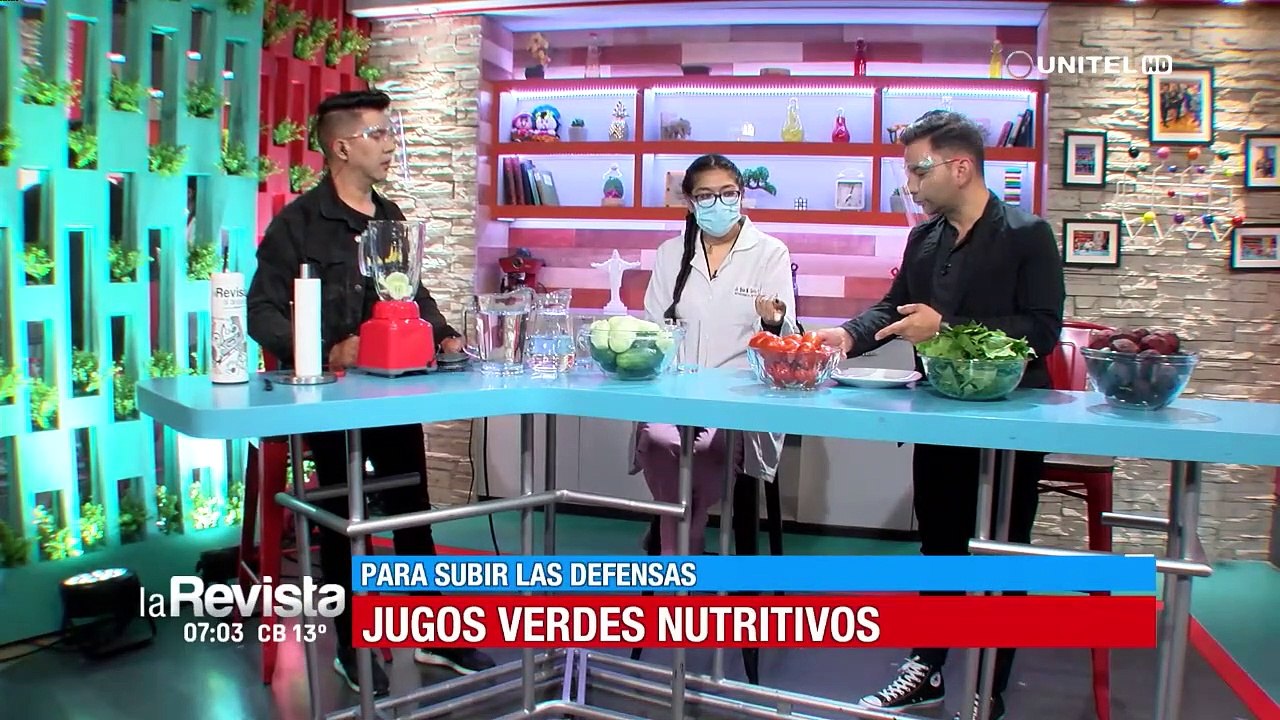 Aprendemos a preparar jugos con algo nivel de vitaminas para subir las defensas