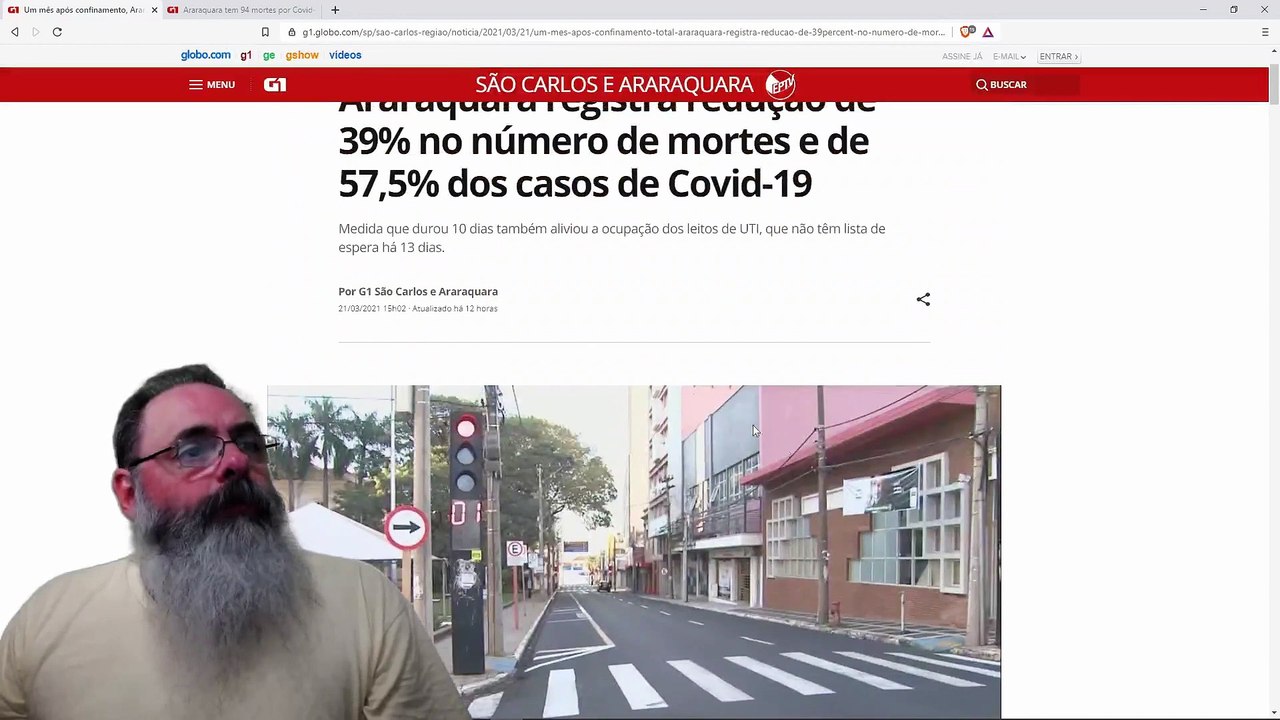 Lockdown de araraquara: Globo diz que diminuiu mortes, mas números apontam que aumentou
