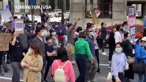 Proteste gegen anti-asiatischen Rassismus in den USA