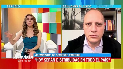 Un cargamento de 228.000 vacunas llegó a Bolivia