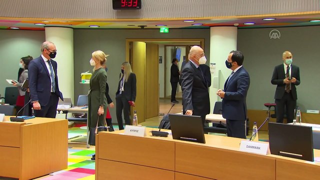 BRÜKSEL - AB ülkelerinin dışişleri bakanları bir araya geldi