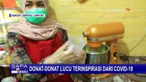 Begini Potret Kreasi Donat Bertema Covid-19 Ala UMKM Bandar Lampung