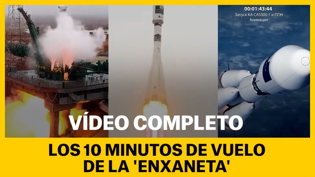 VÍDEO COMPLETO | LOS 10 MINUTOS DE VUELO DEL SATÉLITE 'ENXANETA'