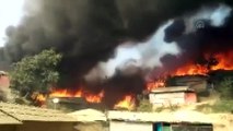 Arakanlı Müslümanların kaldığı mülteci kampında yangın (3)