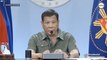 President Rodrigo Duterte's recorded message to the nation on Monday, March 22