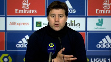 Lyon - PSG : « On a joué 60, 65 minutes de très bon football», se félicite Pochettino