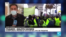 Gilets jaunes : ouverture du procès du saccage de l'Arc de Triomphe