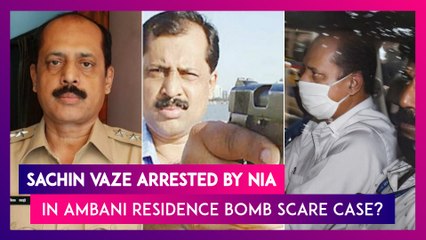 Скачать видео: Sachin Vaze Arrested By NIA: Who Is The Mumbai Police ‘Encounter Specialist’ Arrested By NIA In The Ambani Residence Bomb Scare Case?