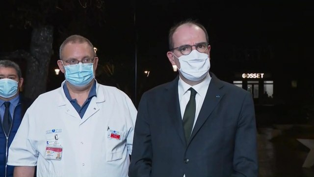 Le Premier ministre Jean Castex s’exprime depuis l’hôpital de la Pitié-Salpêtrière