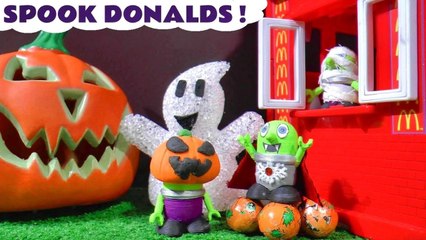 Download Video: Spooky McDonalds with Disney Cars McQueen plus DC Comics and Marvel Avengers and the Funlings in this Family Friendly Full Episode English Toy Story Halloween Video for Kids from Kid Friendly Family Channel Toy Trains 4U