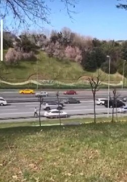 15 TEMMUZ ŞEHİTLER KÖPRÜSÜ GİRİŞİNDE HAREKETLİ DAKİKALAR