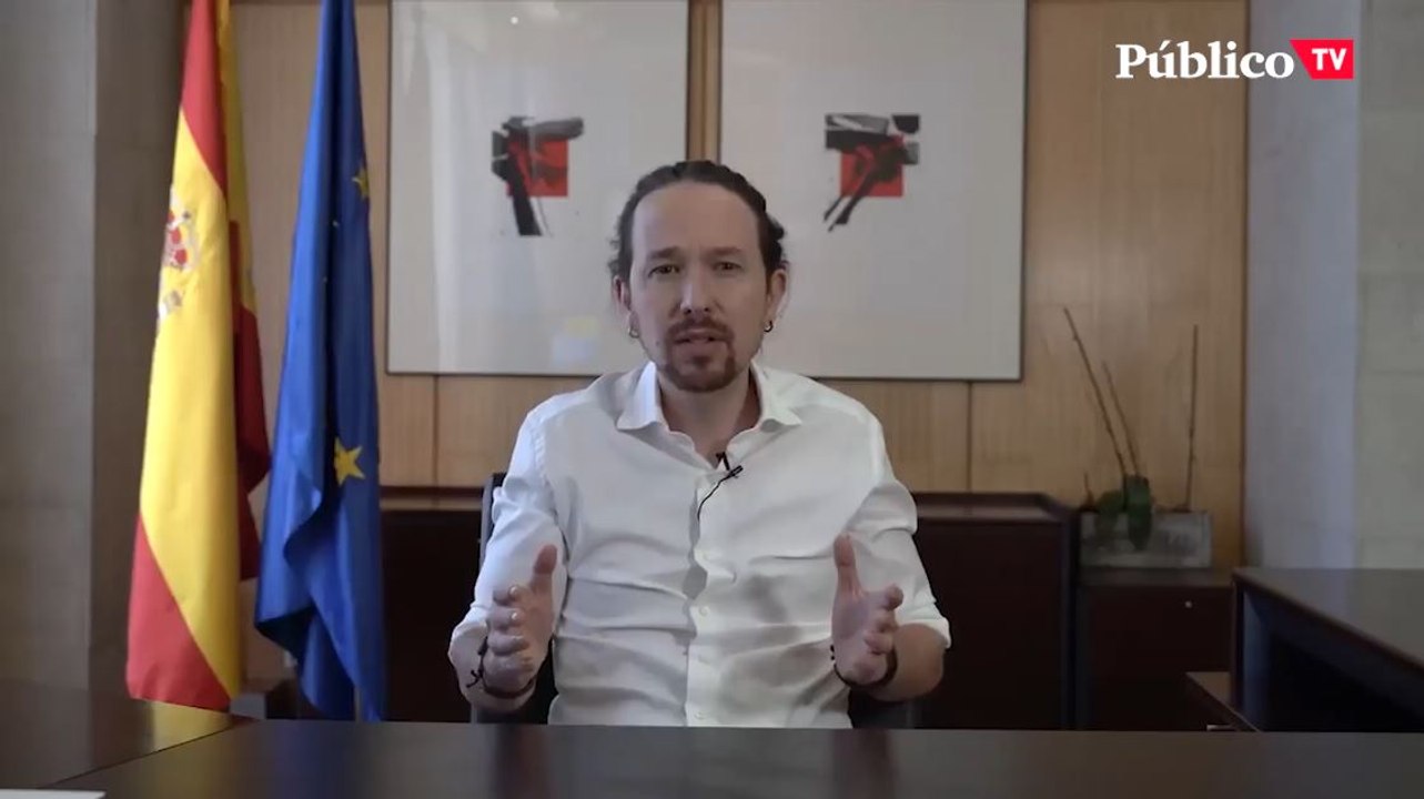 Así ha anunciado Pablo Iglesias que deja el Gobierno para presentarse como candidato en Madrid