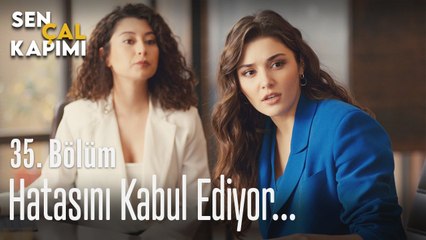 Serkan hatasını kabul ediyor... - Sen Çal Kapımı 35. Bölüm