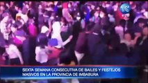 Nueva fiesta clandestina en Imbabura: Policías fueron intervenido tras intervención