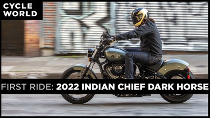 2022 indian Chief Dark Horse First Ride