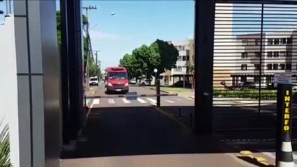 Corpo de Bombeiros atende vítima de queda no Bairro Parque Verde