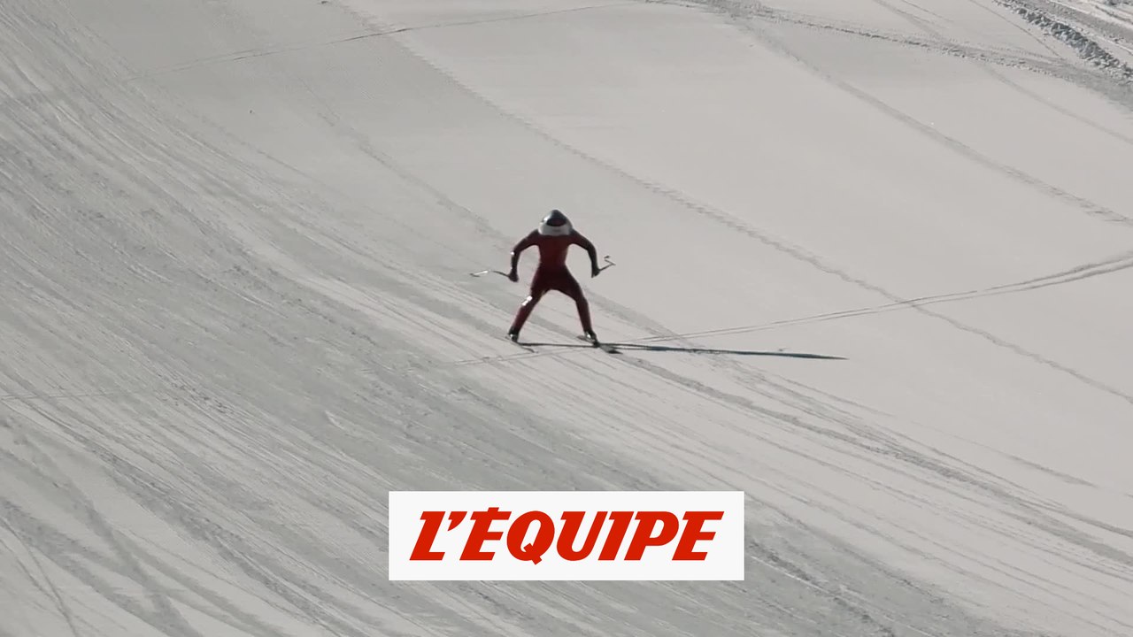 Simon Billy a plus de 170 km/h en vidéo - Ski de vitesse - CM (H)