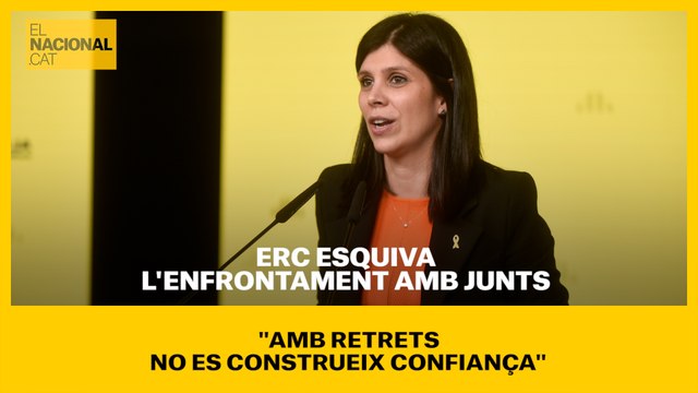 ERC esquiva l'enfrontament amb Junts: Amb retrets no es construeix confiança