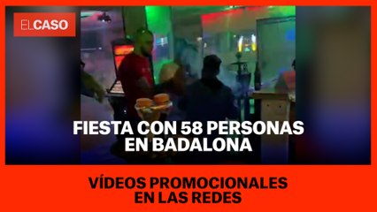 Fiesta con 58 personas en BadalonaFiesta con 58 personas en Badalona: vídeos promocionales en las redes