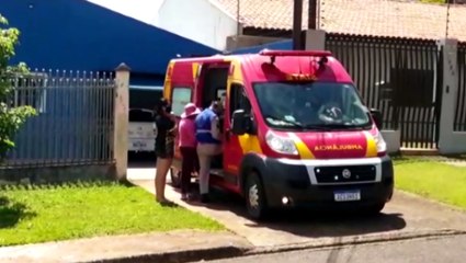 Homem cai de escada em residência na Rua Matelândia, no Pacaembu