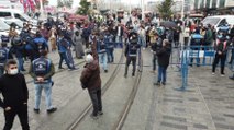 İstiklal Caddesi yoğunluk nedeniyle kapatıldı