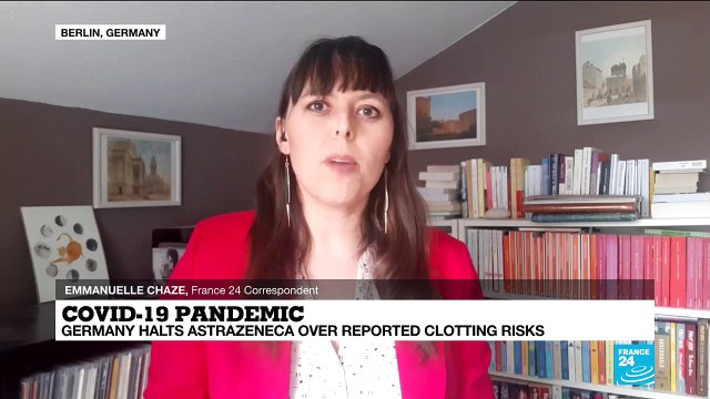 Germany suspends AstraZeneca vaccine amid clotting concerns