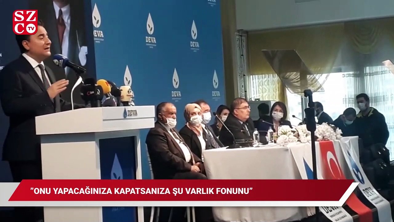 Babacan'dan 'ekonomi reformu' eleştirisi: Onu yapacağınıza kapatsanıza şu Varlık Fonu’nu!