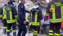 San Pio delle Camere (AQ) - Crolla palazzo, morti due operai sotto le macerie (15.03.21)