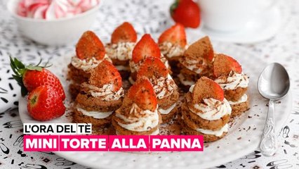 L'ora del tè: Mini torte alla panna