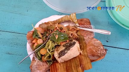 Botok Telur Asin Wonogiri Bikinan Mbak Sum Pak Lewung Porsinya Jumbo Nglawuhi dan Tak Amis