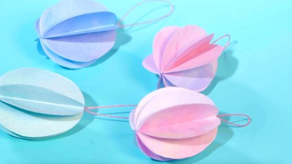 DIY Easter Paper Egg Ornaments