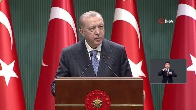 (ANKARA - 1)Cumhurbaşkanı Erdoğan: 3,7 milyon çalışanımıza 30 milyar TL'lik kısa çalışma ödeneği verdik. Uygulamayı mart sonunda bitiriyoruz.
