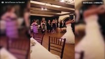 Rapariga apanha buquê de noiva e a reação do namorado é hilariante!