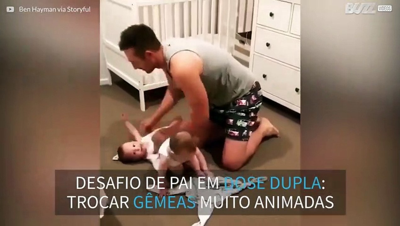 Os desafios de colocar filhas gêmeas para dormir