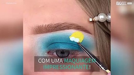 Artista cria maquiagem inspirada nos Simpsons