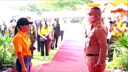 สมเด็จพระเจ้าลูกเธอ เจ้าฟ้าสิริวัณณวรีฯ ทรงปฏิบัติพระกรณียกิจที่กองเรือยุทธการ จังหวัดชลบุรี