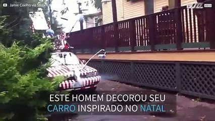 O carro mais natalino dos EUA