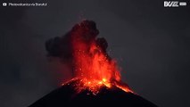 Vídeo mostra erupções noturnas espetaculares do vulcão Reventador