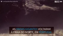 Sebastian Steudtner surfa onda gigante em Portugal