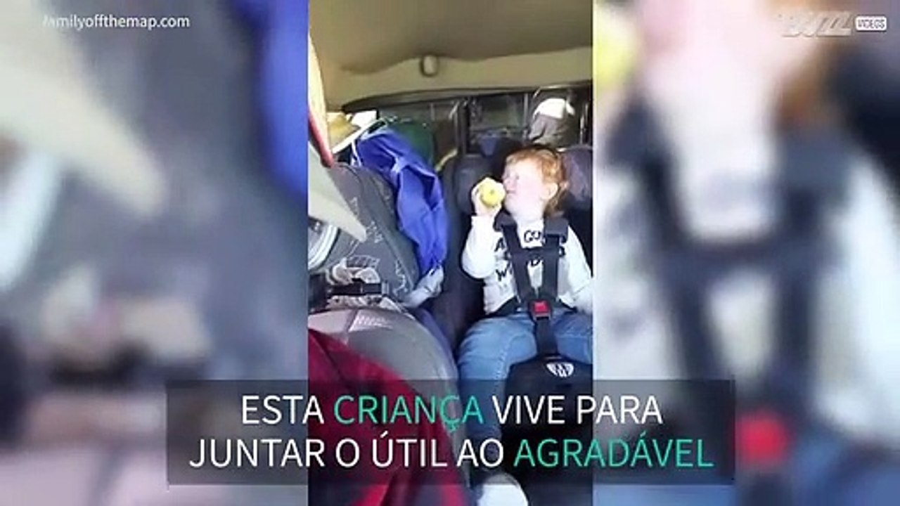 Menina come e dorme ao mesmo tempo